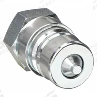 PARKER Hydraulic Quick Connect Hose Coupling: 1/2 in Coupling Size, Steel, 45.42 lpm Max. Flow Rate (MPN 6602-8-10). Key specifications — Body Material: Steel; Thread Size: 1/2"-14; Brand: PARKER.