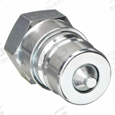 Parker Hydraulic Quick Connect Hose Coupling: 1/2 in Coupling Size, Steel - 6600 Series Hydraulic Quick-Connect Coupling Plugs