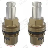 SANI-LAV Cartridge: For Sani-Lav Series, Use with Hot/Cold Water, Brass, Brass/Chrome, Ceramic Disc (MPN 27RK). Key specifications — Compatible Series: Sani-Lav; For Water Temperature: Hot/Cold; Compatible Brand: Sani-Lav; Product Type: Cartridge; Includes: (1) Cartridge; Material: Brass.