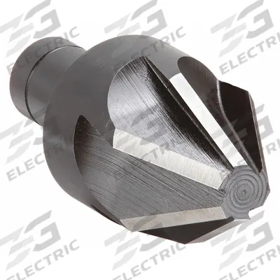 KEO Countersink: 60°, 6 Flute, 1 3/4 in Body Dia, 3/4 in Shank - Smooth-Finish Six-Flute Countersinks