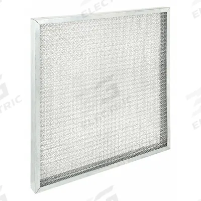 GRAINGER Washable Metal Air Filter: 24 in x 24 in x 2 in, Galvanized Steel - General Use Mesh Air Filters