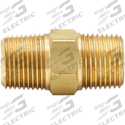 APPROVED VENDOR Metal Pipe Straight: Straight, 3/8 in x 3/8 in, 1,200 psi - Chrome-Plated Threaded High-Pressure Pipe Fittings