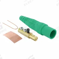 Single Pole Inline: Male, Green, 600V AC/600V DC, 190 A, Double Set Screw Termination, 16 Series (MPN 16D44-UG). Key specifications — Gender: Male; Series: 16; Brand: LEVITON.