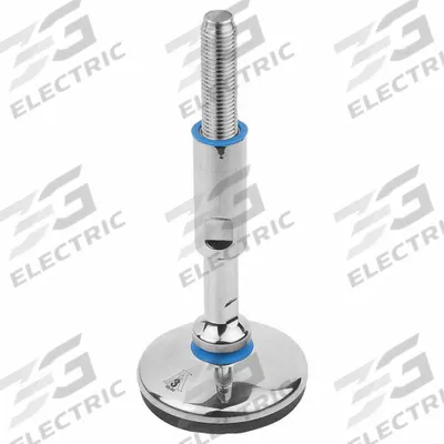 KIPP Male-End Leveling Mount: Swiveling Stud, M20 Thread Size, 100 mm - Hygienic Male Leveling Mounts