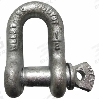 APPROVED VENDOR Anchor Shackle: Chain Shackle, 4,000 lb Working Load Limit - Anchor Shackles for Lifting
