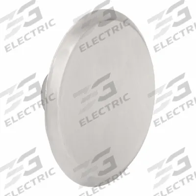 Grainger Cabinet Knob: Zinc, Satin Nickel, 1 3/4 in Grip Dia - Nickel Cabinet Knobs