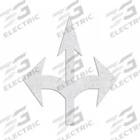RAE Preformed Thermoplastic Pavement Markings: Combo Arrow (Straight, Left & Right), White, 13 ft Lg (MPN PR-TH-3555). Key specifications — Legend: Combo Arrow (Straight, Left & Right); Brand: RAE; Color: White; Adhesion Method: Hand Torch; Material: Thermoplastic.