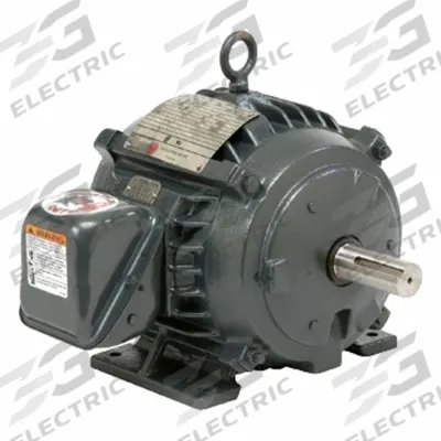 U.S. MOTORS Motor: Flange Mount, Totally Enclosed Air-Over, 7 1/2 hp, 230/460V AC - Rigid Base 3-Phase General Purpose AC Motors