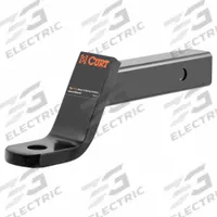 CURT Towing Ball Mount: III, 1 in Compatible Ball Shank Dia, Ball Mount Ball Mount, Carbon Steel (MPN 45060). Key specifications — Material: Carbon Steel; Ball Mount Style: Ball Mount; Vehicle Class: III; Brand: CURT; Features: Limited Lifetime Warranty (1 yr Finish, 1 yr Parts); Finish: Powder Coated; Includes: Pin and Clip; Mount w/ Hitch Ball Style: Non-Adjustable.