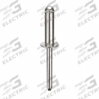 Blind Rivet,2 8/39 in L,1/4 in dia,PK100: Inch, 2 13/64 in Overall Lg, 7/8 in Body Lg, Dome, 100 PK (MPN U34121.025.0810). Key specifications — Brand: APPROVED VENDOR.