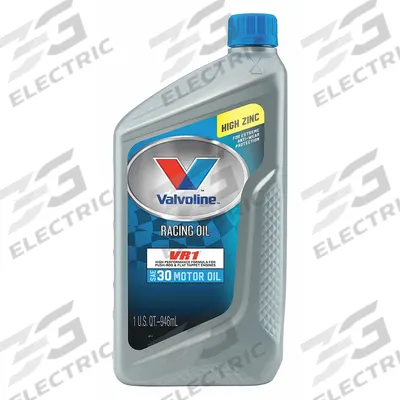 VALVOLINE Engine Oil: Conventional, 1 qt Size, Bottle, 30 - Gasoline Engine Oil