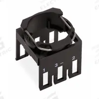 SCHNEIDER ELECTRIC Mounting Base: 16 mm Panel Mounting Size, For Series XB6 (MPN ZB6Y009). Key specifications — attr1023385: Black; attr206594: ZB6Y009; attr1023386: Contact Blocks; attr1023389: XB6; attr1023390: Plastic; attr211286: SCHNEIDER.