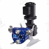 GRACO Peristaltic Pump: Single Ph, 120/240 V AC, 1 hp, Synthetic Rubber Hose, 3/8 in Hose Dia, Adj (MPN 19Z002). Key specifications — Hose Material: Synthetic Rubber; Brand: GRACO; Connections: 3-9⁄16" Class 150 / PN16 Flange.