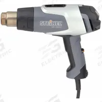 STEINEL Heat Gun Kit: Pistol-Grip, 120V AC, Two-Prong, LCD Display, 13.5 A Current (MPN MPKHG2320). Key specifications — attr1324916: (1) Bare Tool, (5) Nozzles; attr1257106: Two-Prong; attr1257126: Yes; attr1257132: STEINEL; attr1257155: 115V AC.