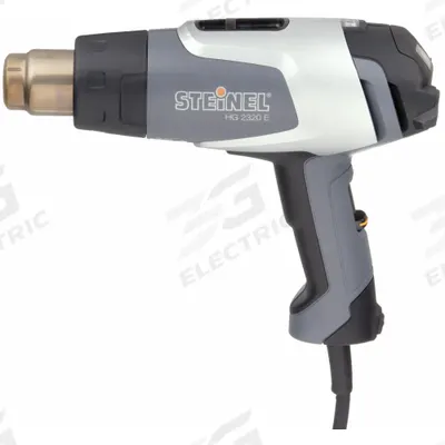 STEINEL Heat Gun Kit: Pistol-Grip, 120V AC, Two-Prong, LCD Display - Standard Pistol-Grip Heat Guns