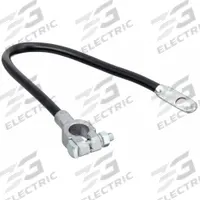 GROTE Battery Cable: Top Post Cable, 4 ga Wire Size, 16 in Overall Lg, Black, 60VDC, Bolt (MPN 84-9227). Key specifications — Termination Type: Top Post Cable; Connection Type: Bolt; Maximum Voltage: 60VDC; Wire Color: Black; Wire Size: 4 ga; Brand: GROTE.