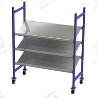 UNEX FLOW CELL Gravity Flow Rack: 60 in x 28 in x 72 in, Tilt, 3 Shelves, Steel (MPN FCMTPS64283). Key specifications — Brand: UNEX FLOW CELL; Decking Material: Steel.