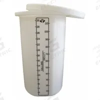 PEABODY ENGINEERING Storage Tank: Single Wall, Vertical, 30 gal, Open Top, 1/4 in Wall Thick, 18 in (MPN 01-28963). Key specifications — Construction Material: HDPE; Brand: PEABODY ENGINEERING.