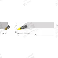 ULTRA-DEX USA Indexable Turning and Profiling Tool Holder: DVJNR 12-3B (MPN 974-000-016). Key specifications — attr257703: DVJNR 12-3B.
