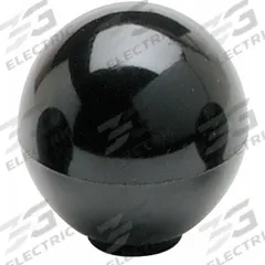 DAVIES Hand Knob: Ball, Thermoset, #10-32 Thread, 35 mm Thread Lg, 1 in Dia (MPN 0030-C). Key specifications — Brand: DAVIES.