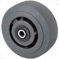 APPROVED VENDOR Caster Wheel: 5 in Wheel Dia., 2 in Wheel Wd, Rubber, 375 lb Load Rating, Plastic (MPN 5VT80). Key specifications — Wheel Core Material: Plastic; Wheel/Tread Color: Gray; Brand: APPROVED VENDOR.