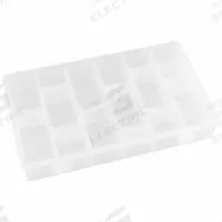 FLAMBEAU Compartment Box: 6 3/4 in x 11 in x 1 3/4 in, Clear, Not Electrostatic Discharge Conductive (MPN T600). Key specifications — ESD Conductive: Not Electrostatic Discharge Conductive; Color: Clear; Brand: FLAMBEAU; Material: Plastic.