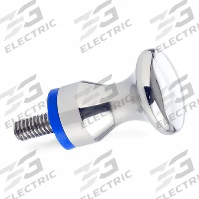 JW WINCO Hand Knob: Pull, Stainless Steel, M8x1.25 Thread, 0.66 in Thread Lg - Hygienic Pull Knobs with Threaded Stud