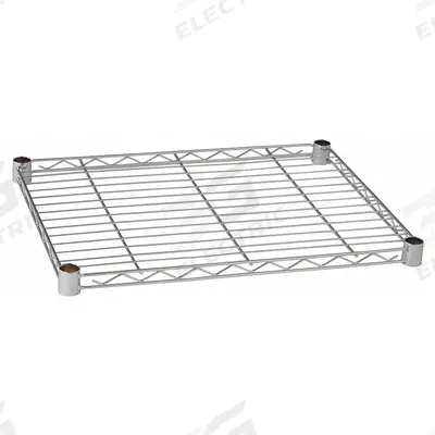 APPROVED VENDOR Wire Shelf: 36 in x 18 in, 1 Shelves, Split Sleeve, 800 lb Load Capacity - Wire Shelves for Dry Use