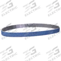 NORTON Sanding Belt: 1/8 in W x 18 in L, Zirconia Alumina, 60 Grit, X Wt Polyester Backing, 50 PK (MPN 66254491535). Key specifications — Brand: NORTON; Series: BlueFire R823P.