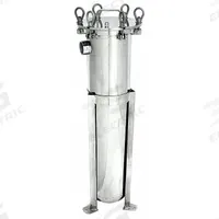 FULFLO Bag Filter Housing: 304 Stainless Steel, Bag Trade Size 2, 2 in, NPT, 160 gpm, 150 psi (MPN EBG1D2T). Key specifications — Brand: FULFLO; Cover Type: Swing Bolts Closure.