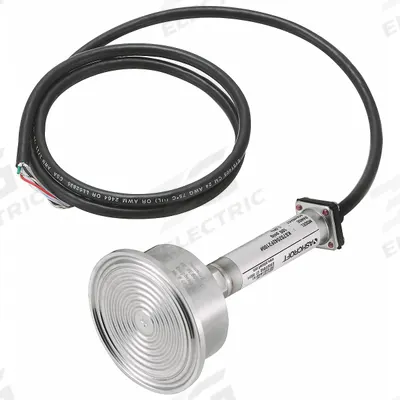 ASHCROFT Sanitary Pressure Transmitter: 2 in Triclamp, 0 to 60 psi, 1 to 5V DC - Sanitary Pressure Transmitters with Cable & Wire Leads