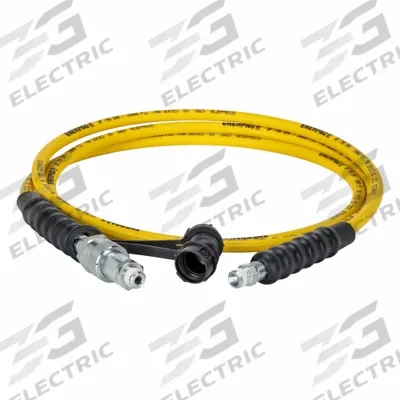 ENERPAC Hydraulic Hose: 1/4 in ID, NPTF x C604, 10 ft Lg, 3/8 in x 3/8 in Fitting Size - Enerpac H700 Abrasion-Resistant Hydraulic Hose Assemblies