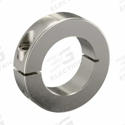 RULAND MANUFACTURING Shaft Collar: 1-Piece, Metric, Round, Clamp-On, 35 mm Bore Dia - Stainless Steel Shaft Collars