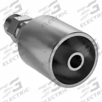 KURT Hydraulic Crimp Fitting: Carbon Steel, Straight, -8 For Hose Dash Size, Male x Male (MPN MPX-08-06). Key specifications — Fitting Gender: Male x Male; Fitting Connection Type: NPT x Hose End; Thread Size: 3/8"-18; For Hose Dash Size: -8; Brand: KURT.