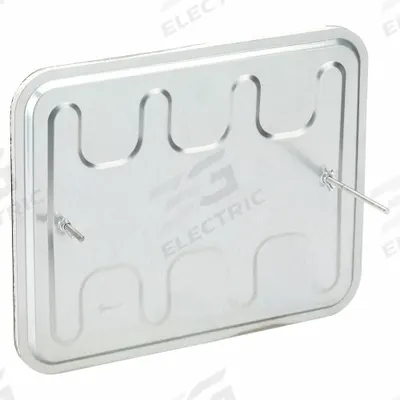 FLAME GARD Duct Access Door: 14 in x 18 in, 16 ga, Steel, Thumbscrews, 2,300°F Max Temp Rating - High-Temperature Flat Access Doors