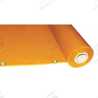 WESTWARD Welding Curtain Roll: PVC, 5 ft Ht, 75 ft Wd, Yellow (MPN 22RN52). Key specifications — Manufacturer Part Number: 22RN52; Brand: WESTWARD; Curtain Material Type: PVC.