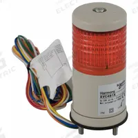 SCHNEIDER Tower Light Assembly: 1 Tier, Red, No Sounder Tier, 100 1/2 mm Overall Ht, Steady, XVC4B1K. Key specifications — Manufacturer Part Number: XVC4B1K; Brand: SCHNEIDER; Operating Voltage: 24V; Light Tier Color: Red.