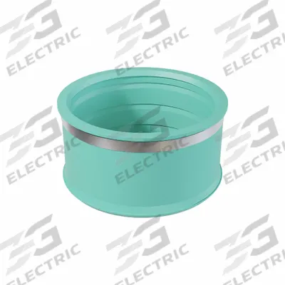 FERNCO Flexible Pipe Straight: PVC, For 8 in Pipe, Clay/Concrete/PVC - Lateral Insert Flexible Transition Couplings
