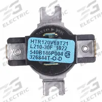 GE Thermostat BIAS CTR INLT: WE4M181. Key specifications — attr1040959: GE; attr1065083: WE4M181; attr1065088: Dryer Cycling Thermostat.