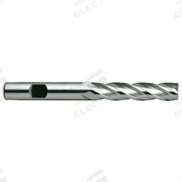 YG-1 Square End Mill: High Speed Steel, TiN Coated, 4 Flute, 7/8" Mill Dia, 3-1/2" LOC, 5-3/4" OAL (MPN 08144HN)