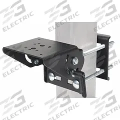 GAMBER-JOHNSON Computer Mount: Pillar Computer Mount, Forklifts, Computers/Tablets, Black (MPN 7160-0357). Key specifications — Product Type: Pillar Computer Mount; Compatible Devices: Computers; Color: Black; Mounting Location: Overhead Guard Leg; Includes: Small Plate; Features: Corrosion Resistant; Compatible Vehicle Type: Forklifts.