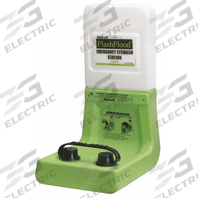 FEND-ALL BY PIP Eyewash Station: 1 gal Tank Capacity, Eyes Coverage, Cartridge - Supplemental Gravity-Fed Portable Eyewash Stations