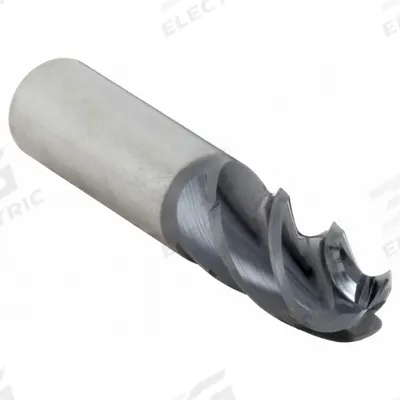 CLEVELAND Ball End Mill: Carbide, AP/MAX Coated, 4 Flute, 1/2" Mill Dia, 1" LOC, 3" OAL (MPN C80115) - Fast-Cutting Carbide Ball End Mills for Stainless Steel & Super Alloys