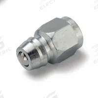 PARKER Nipple: 1/2 in Coupling Size, Steel, ball, 1/2"-14 Thread Size, Female NPTF (MPN 5060-4). Key specifications — Body Material: Steel; Valve Type: ball; Thread Size: 1/2"-14; Brand: PARKER.
