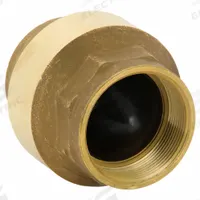 BONOMI VALVE: Swing, Inline Valve Body, 2 in Pipe Size, FNPT x FNPT, Brass, For Gas/Oil/Water Media (MPN 100012LF-2"). Key specifications — Brand: BONOMI.