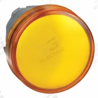 SCHNEIDER ELECTRIC Pilot Light Head: 22 mm Panel Mounting Hole Dia, Orange, Smooth, LED, XB4 Series (MPN ZB4BV053). Key specifications — Brand: SCHNEIDER; Compatible Lamp Module Type: Universal LED Module; Compatible with Series: XB4.