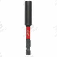 MILWAUKEE Bit Holder: Bit Holder, Impact, 1/4 in Compatible Bit Size, Hex Compatible Bit Shank (MPN 48-32-4503). Key specifications — attr1132695: Hex; attr1132691: Impact Rated; attr1132694: Magnetic; attr1132704: MILWAUKEE.