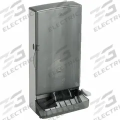 DIXIE Knife Dispenser: Series O, Lever, Countertop/Stand/Wall, 17 5/8 in Ht, 6 1/4 in Dp, Black (MPN SSKD80). Key specifications — SFI Certified: No; Recyclable: No; USDA Certified Bio-based Products: No; Dispenser Type: Knife Dispenser; Bio-Based: No; Compatible Utensils: Knife; Mounting Type: Countertop; Refill Indicator: No.