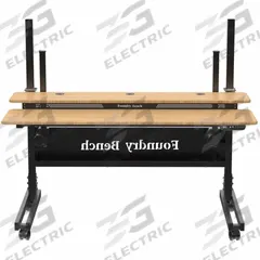 VERSADESK Standing Desk: Bamboo, Natural Bamboo, 60 in Overall Wd, 30 in Overall Dp, Steel, Black (MPN FB6030-BNB-APP). Key specifications — attr989930: Black; attr989931: Steel; attr989903: VERSADESK; attr989934: Built-In Charging Ports; attr989914: Bamboo; attr989916: Natural Bamboo.