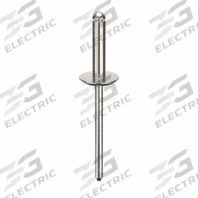 APPROVED VENDOR Blind Rivet,2 in L,0.156 in dia,PK500: Inch, 2 in Overall Lg, 43/64 in Body Lg - Large Flange Blind Rivets